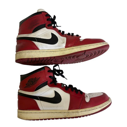 NIKE ナイキ エアジョーダン AIR JORDAN 1 RETRO CHICAGO 332550-163 27.5cm レッド メンズ 靴 シューズ スニーカー 中古 W1