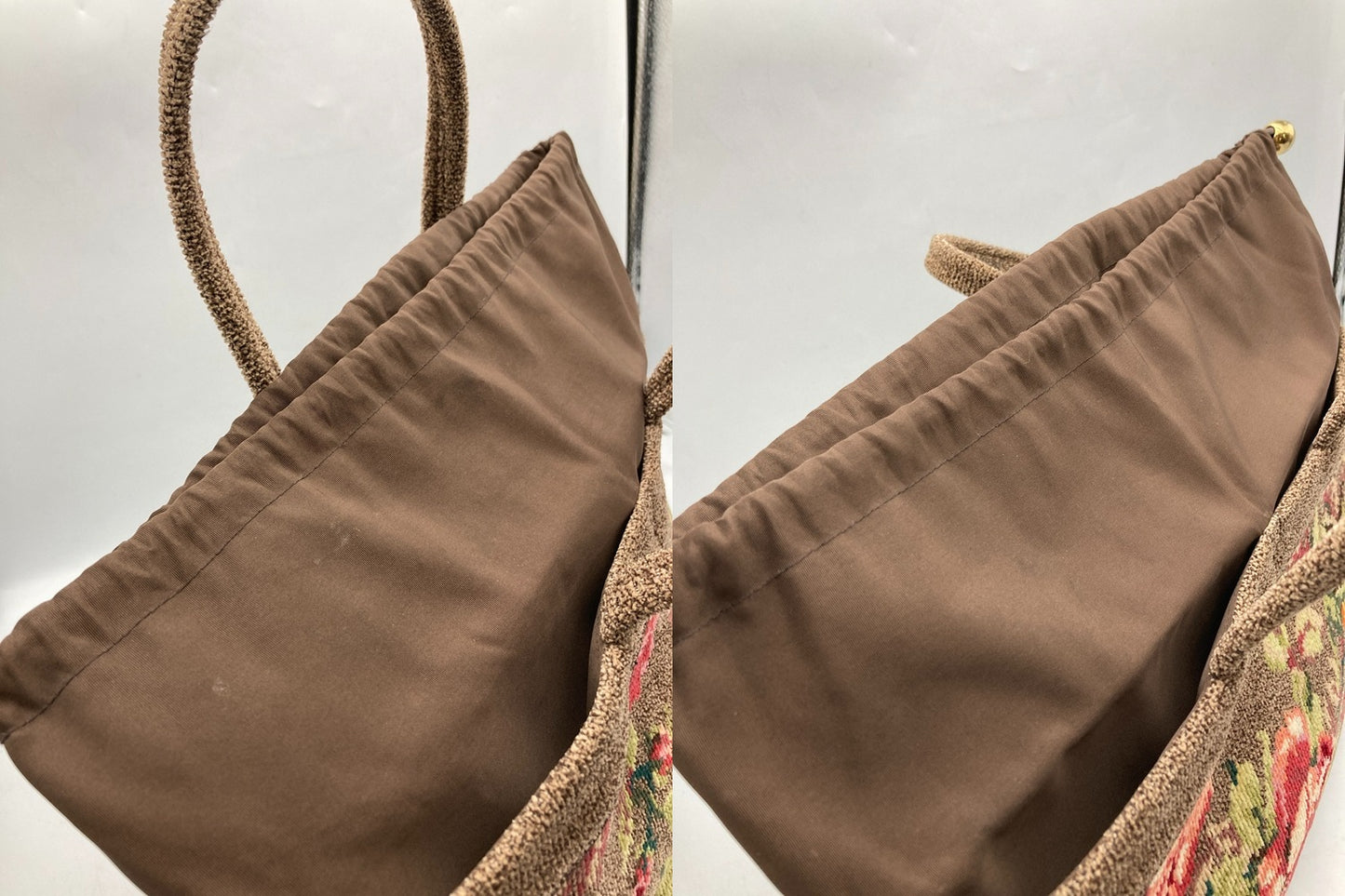 FEILER フェイラー 巾着 ロザリウム トートバッグ 中古 D4