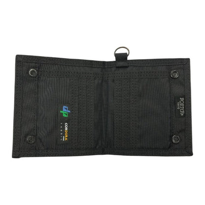 PORTER ポーター ハイブリッド ウォレット 財布 ユニセックス HYBRID WALLET 二つ折り ナイロン コインケース 小銭入れ ブラック 737-17828 中古 T1
