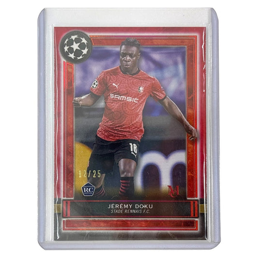 TOPPS サッカーカード MUSEUM COLLECTION JEREMY DOKU STADE RENNAIS 12/25 #59 中古 IT1