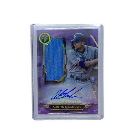 TOPPS MLBカード TRIPLE THREADS AUSTIN MEADOWS 18/75 #AUJR-AM 中古 IT1