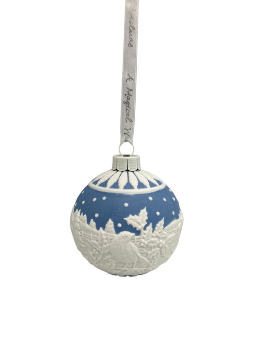 WEDGWOOD ウェッジウッド ホリデイ オーナメント Christmas Countryside Bauble 中古 D4