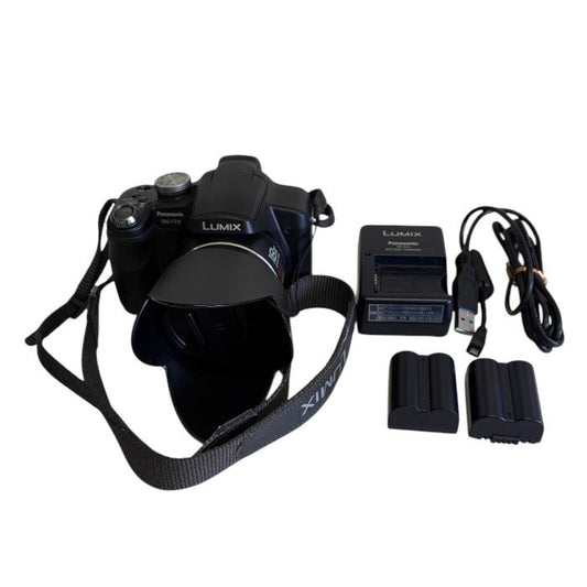 Panasonic パナソニック デジタルカメラ LUMIX ルミックス シルバー DMC-FZ18 カメラ 写真 撮影 動画 SDカード対応 中古 W1