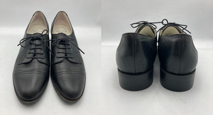 LANVIN en Bleu ランバン オンブルー レザー ストレートチップ ドレスシューズ 2316 サイズ24.5cm 中古 D4