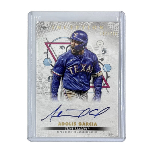 TOPPS MLBカード INCEPTION ADOLIS GARCIA TEXAS RANGERS 182/299 #BRES-AG 中古 IT1