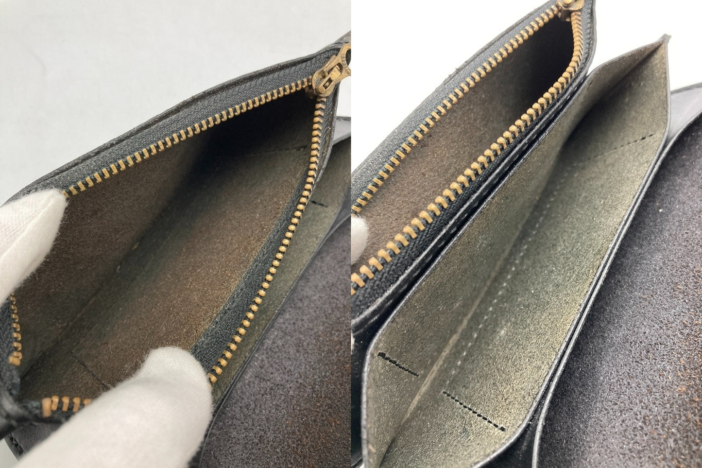 BACKDROP Leathers バックドロップレザーズ バスケットウォレット 中古 D4
