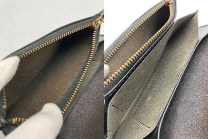 BACKDROP Leathers バックドロップレザーズ バスケットウォレット 中古 D4