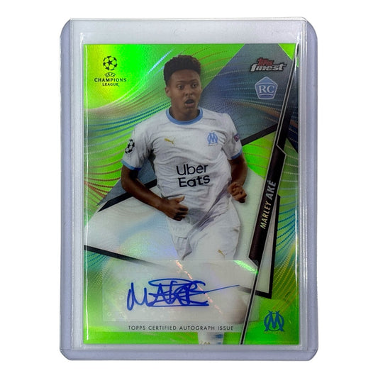 TOPPS サッカーカード FINEST MARLEY AKE OLYMPIQUE DE MARSEILLE 91/99 #FA-MA 中古 IT1