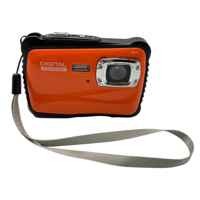 Veldo ヴェルド 防水 デジタルカメラ TN-WTP-CAM01 オレンジ デジカメ 水深3ｍ防水 800万画素 中古 W４