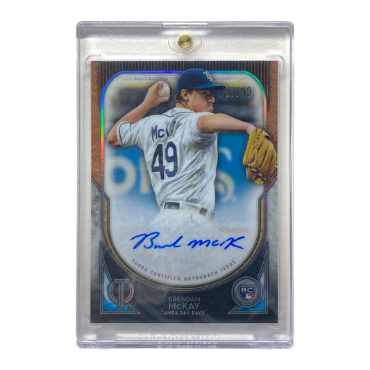 TOPPS MLBカード TRIBUTE BRENDAN MCKAY RAYS 03/99 #LA-BM 中古 IT2