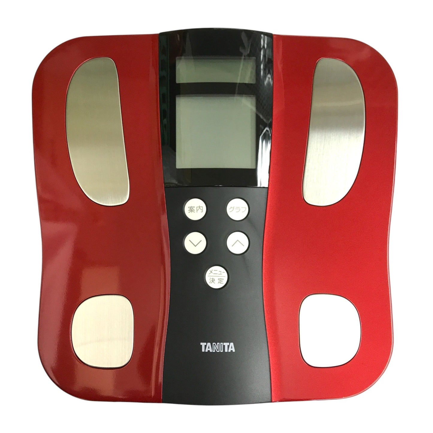 TANITA タニタ 体組成計 レッド ジャパネット 体重計 ヘルスメーター 健康管理 BC-J03 中古 T1