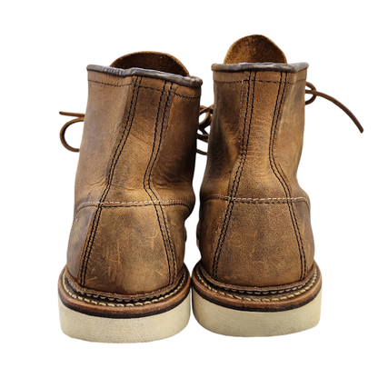 RED WING レッドウイング 6インチ クラシックモック ワークブーツ メンズ レザー フットベッド ブラウン  US8 26cm 1907 中古 T1