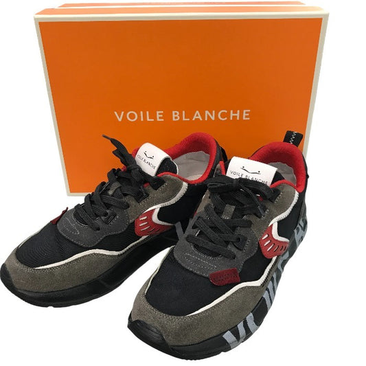 VOILE BLANCHE ボイルブランシェ スニーカー CLUB01 43 メンズ ローカット ロゴ スウェード 厚底 シューズ 中古 Y1