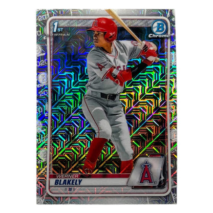 TOPPS MLBカード BOWMAN CHROME 1ST WERNER BLAKELY ANGELS #BD-128 中古 IT2