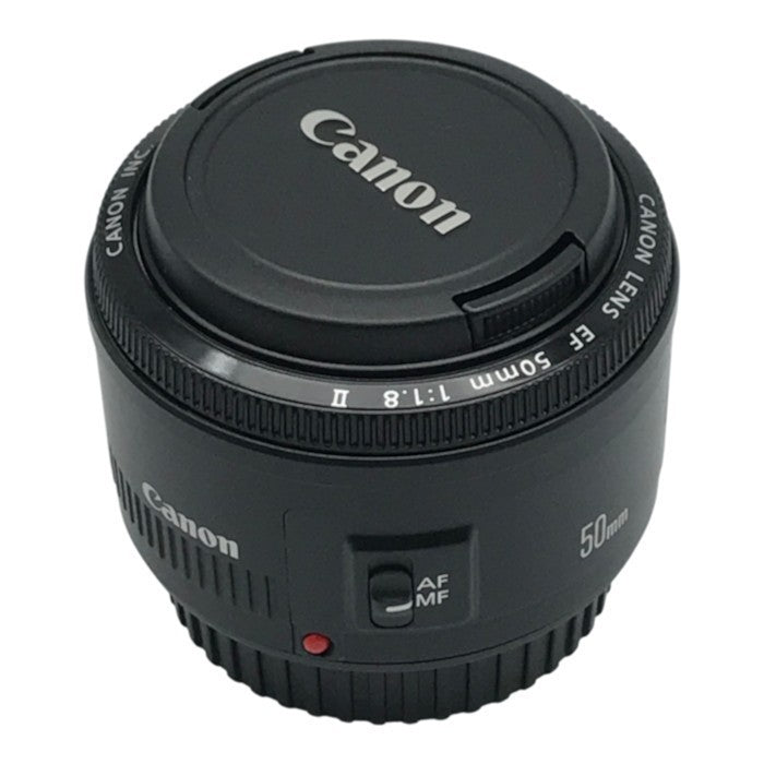 Cannon キヤノン 単焦点レンズ EF50㎜ F1.8 II AF/MF 軽量 コンパクト 中古 T1