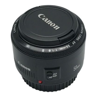 Cannon キヤノン 単焦点レンズ EF50㎜ F1.8 II AF/MF 軽量 コンパクト 中古 T1