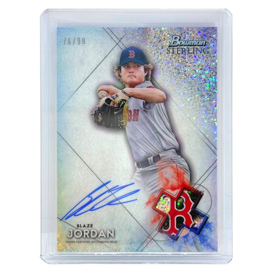 TOPPS MLBカード BOWMAN STERLING BLAZE JORDAN BOSTON RED SOX /99 #BSPA-BJ 中古 IT1