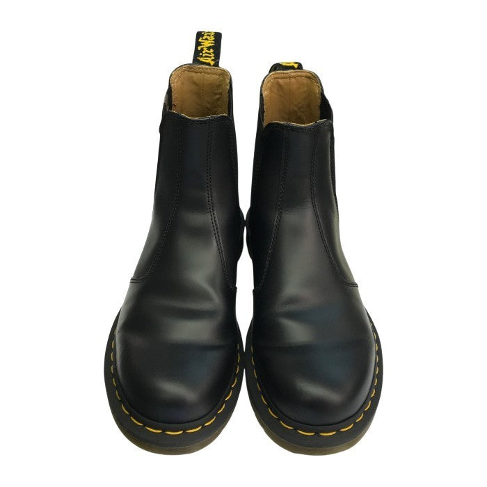 Dr.Martens ドクターマーチン チェルシーブーツ レディース サイドゴア 定番 イエローステッチ ブラック UK6(25cm) 2976 中古 T1