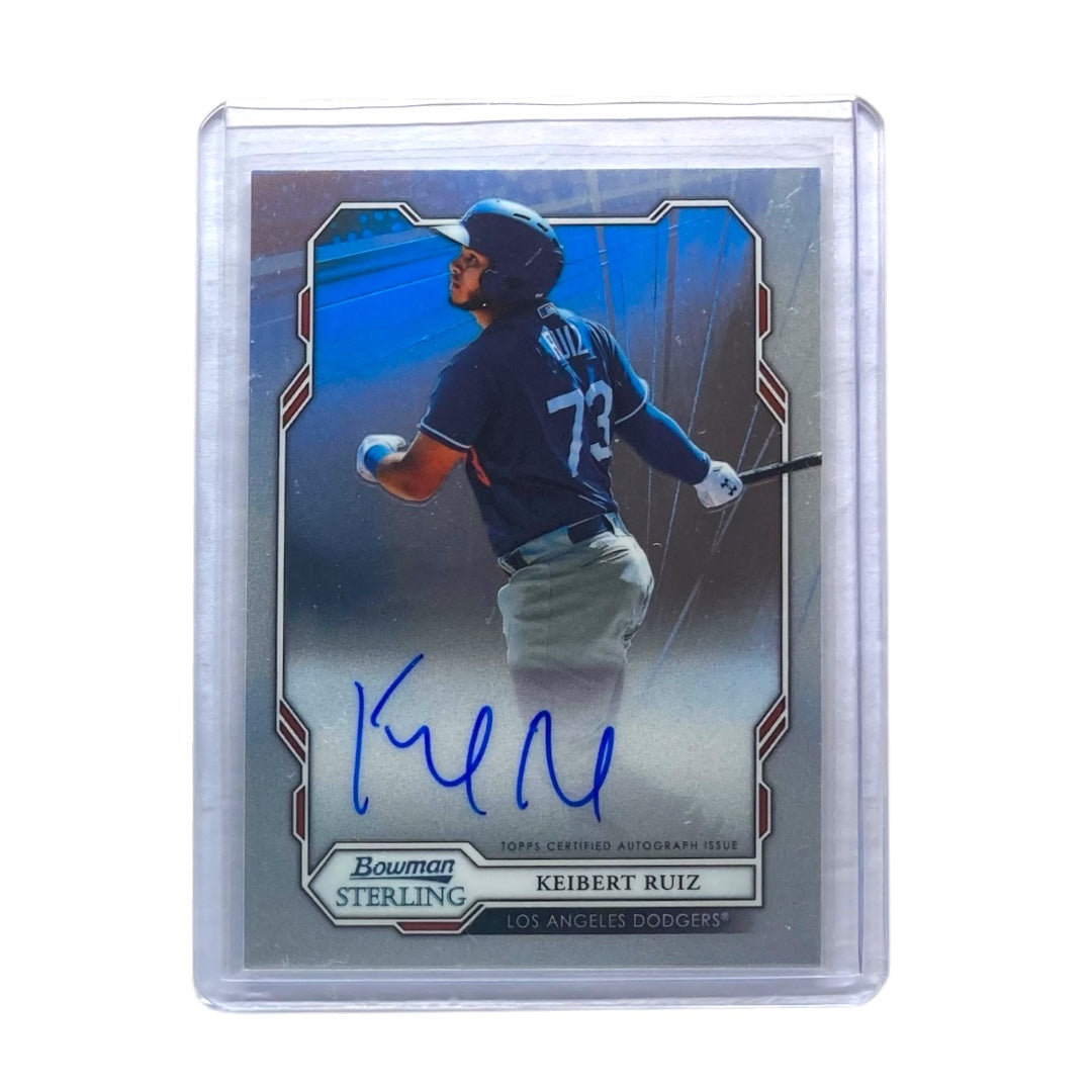 TOPPS MLBカード BOWMAN STERLING KEIBERT RUIZ LOS ANGELES DODGERS #BSPA-KR 中古 IT2