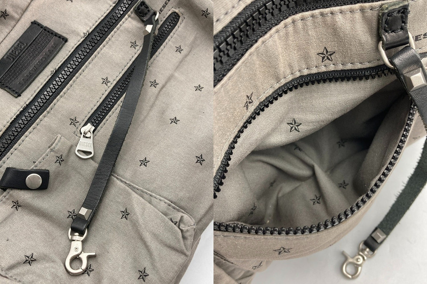 DIESEL ディーゼル スタッズ 2WAY ショルダーバッグ 中古 D4