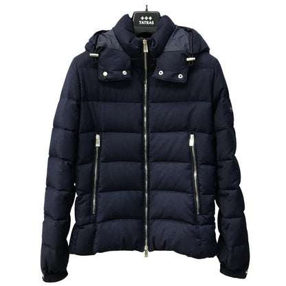 TATRAS タトラス DOMIZIANO ダウンジャケット メンズ ウール フーディ ドミッツィアーノ ネイビー 01サイズ MTAT20A4289-D 中古 T1