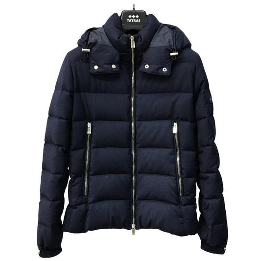 TATRAS タトラス DOMIZIANO ダウンジャケット メンズ ウール フーディ ドミッツィアーノ ネイビー 01サイズ MTAT20A4289-D 中古 T1