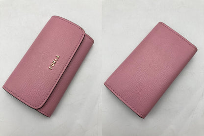 FURLA BABYLON フルラ バビロン 4連キーケース ピンク 中古 D4