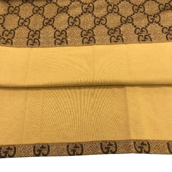 GUCCI グッチ テクニカル ジャージースカート レディース 秋冬 ロング GG柄 プリーツ ブラウン XXS ブランド 総柄 かわいい ウエスト紐 中古 KW1