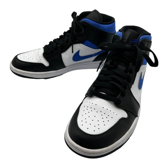 NIKE ナイキ AIR JORDAN 1 MID “ROYAL” 554724-140 26.5cm エアジョーダン スニーカー 靴 シューズ ブルー 中古 W４