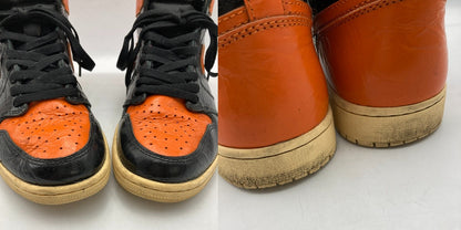 NIKE AIR JORDAN 1 RETRO HIGH OG ナイキ エアジョーダン I レトロ ハイ シャッタード バックボード 555088-028 スニーカー サイズ27.5cm 中古 D4