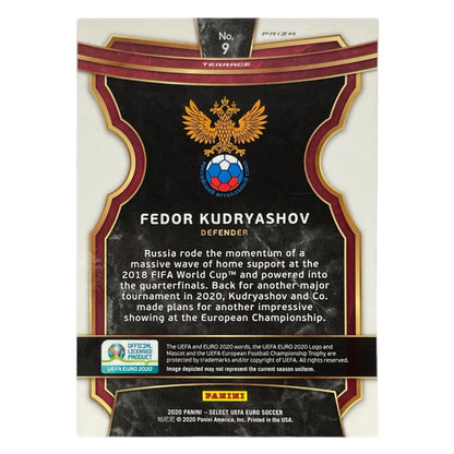 PANINI サッカーカード SELECT UEFA EURO PRIZM FEDOR KUDRYASHOV RUSSIA #9 中古 IT2