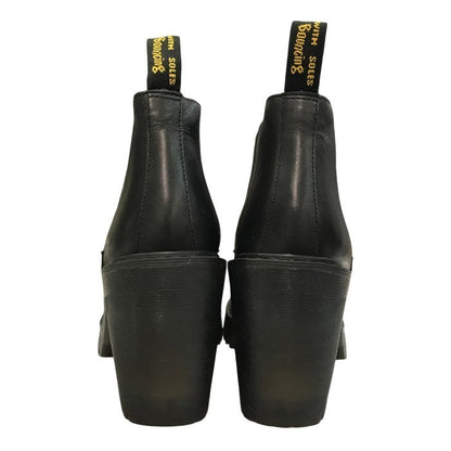 Dr.Martens ドクターマーチン HURSTON サイドゴアブーツ レディース レザー ヒール チェルシーブーツ ブラック UK5 中古 T1
