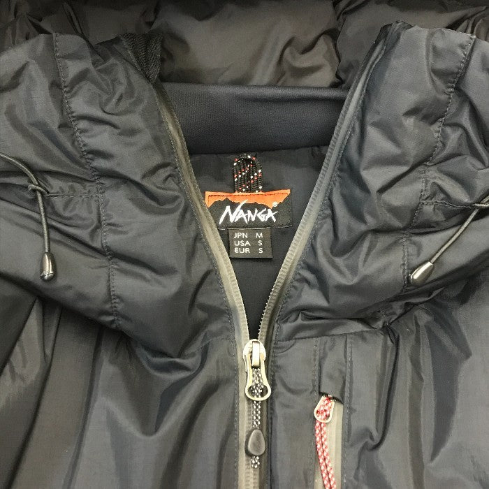 NANGA オーロラテックス ダウンジャケット メンズ アウトドア 定番 防風 防水透湿 ブラック Mサイズ K23A45 中古 T1
