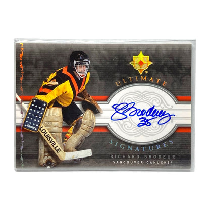 UPPER DECK NHLカード ULTIMATE COLLECTION RICHARD BRODEUR CANUCKS #US-BR 中古 IT2