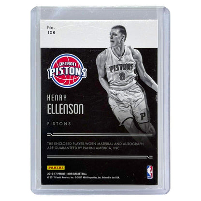 PANINI NBAカード NOIR HENRY ELLENSON PISTONS /99 #108 中古 IT1