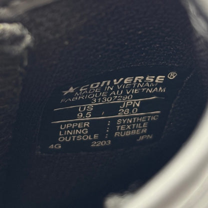 未使用品 CONVERSE ALLSTAR コンバース オールスター ALL STAR LIGHT WR SL SIDEGORE HI 28cm 31307290 靴 シューズ サイドゴア ブーツ メンズ ブラック 中古 W1