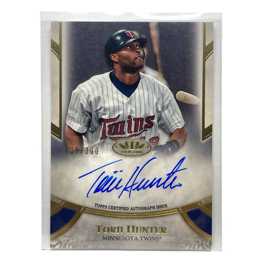 TOPPS MLBカード TIER ONE TORII HUNTER TWINS 109/300 #PPA-TH 中古 IT2
