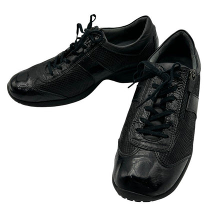 Pedala ペダラ asics アシックス WP254S エナメル レザー スニーカー 24.0cm 本革 靴 シューズ レディース 中古 W４