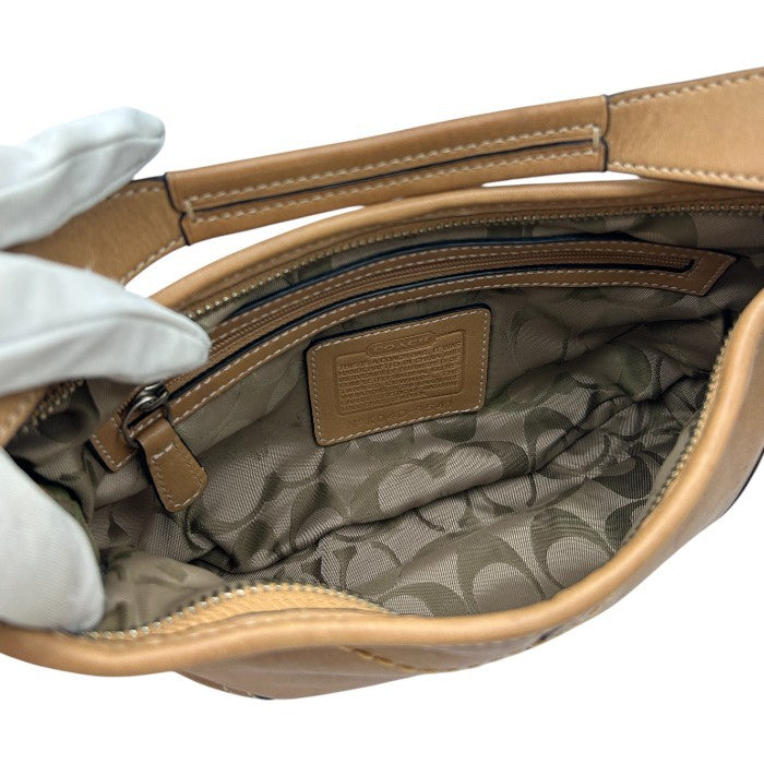 COACH コーチ ホーボー ショルダーバッグ 9541 鞄 レザー ミニ 本革 レディース 中古 W４