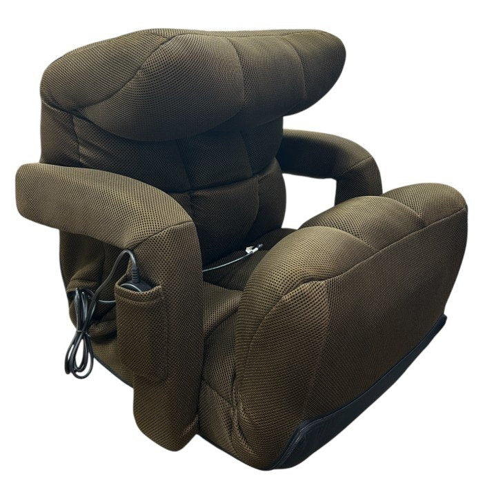 ツカモトエイム マッサージ座椅 スイッチチェア プレミアム8 肘掛け付き AIM-126 医療機器認証番号：225AGBZX00061A07 マッサージチェア 家電 腰 ヒーター付 背中 脚 肩 お尻 中古 W4