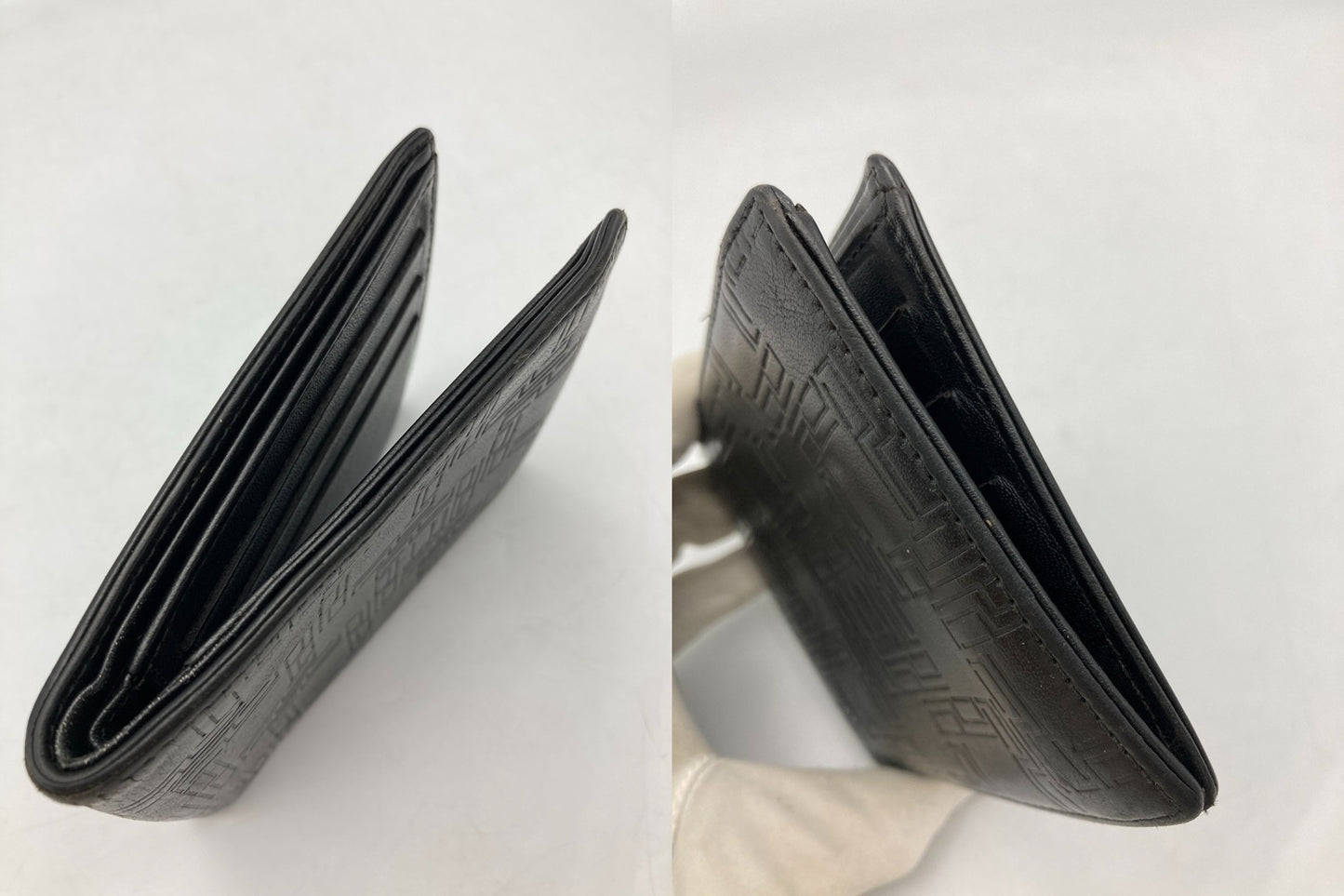 dunhill ダンヒル レザー 2つ折り 札入れ 中古 D4