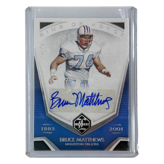 PANINI NFLカード LIMITED BRUCE MATTHEWS HOUSTON OILERS 23/25 #ROH-BM 中古 IT1