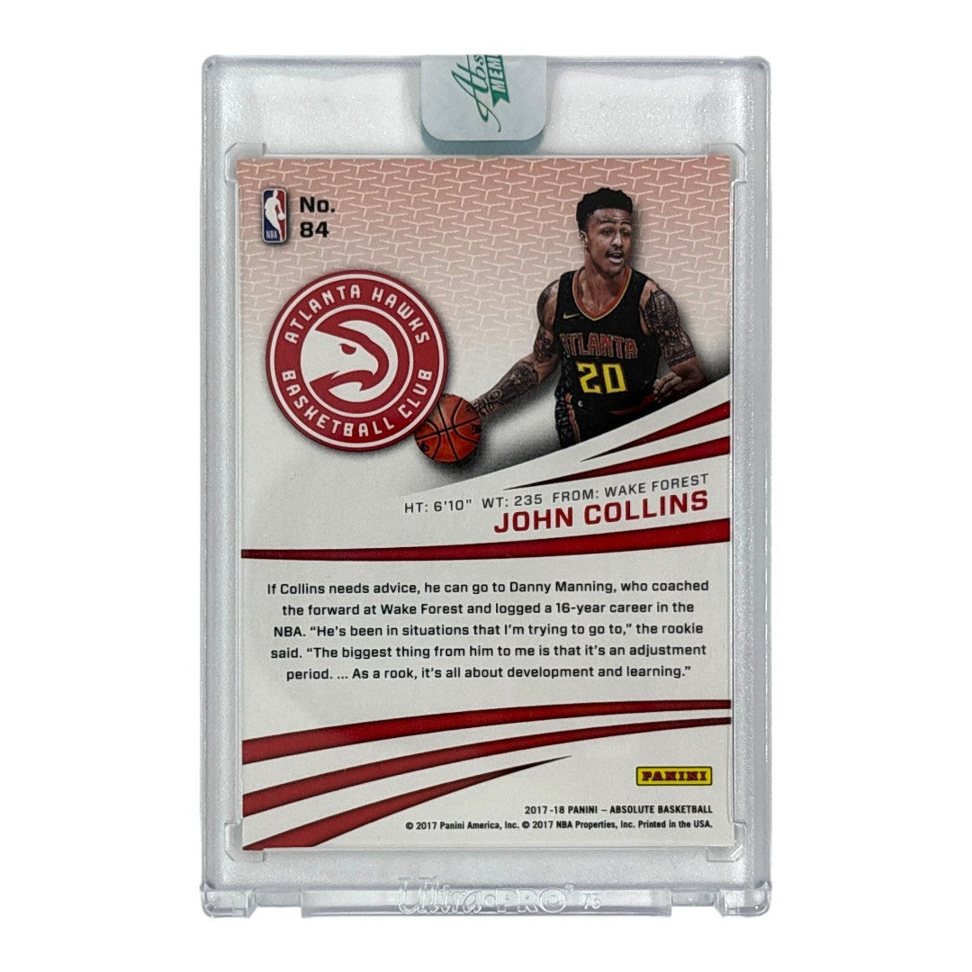 未開封品 PANINI NBAカード ABSOLUTE JOHN COLLINS ATLANTA HAWKS #84 中古 IT1