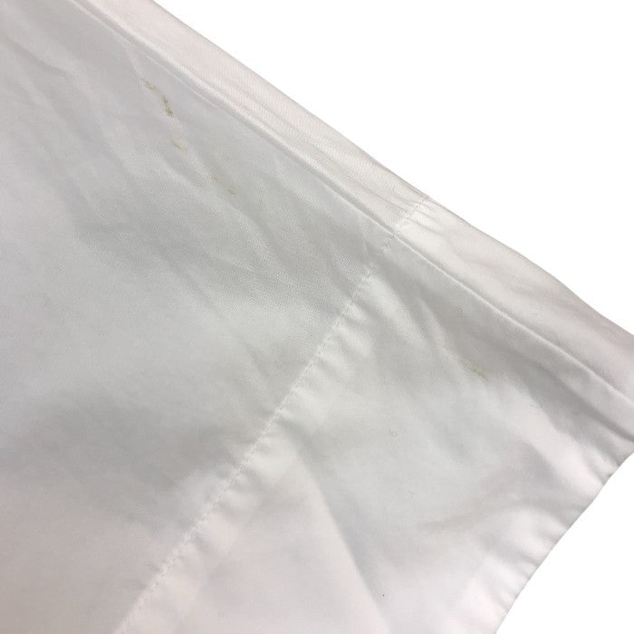 TOUJOURS トゥジュー ブラウス レディース 5分袖 コットン ゆったり ホワイト FREEサイズ 中古 T1