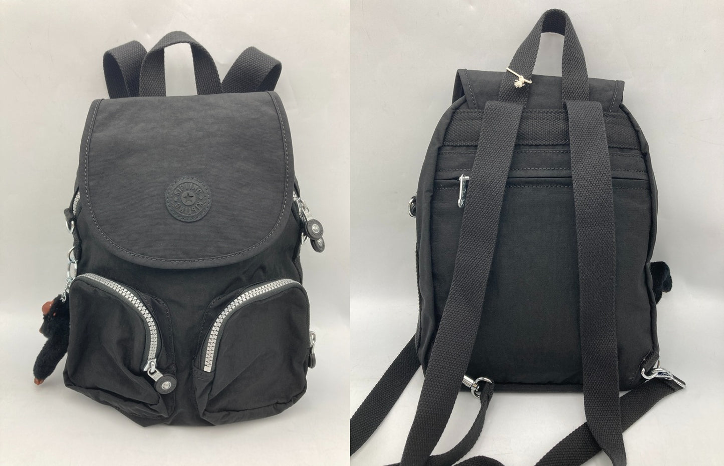 キプリング Kipling Firefly Up 2way ミニリュック ショルダーバッグ K12887 中古 D4