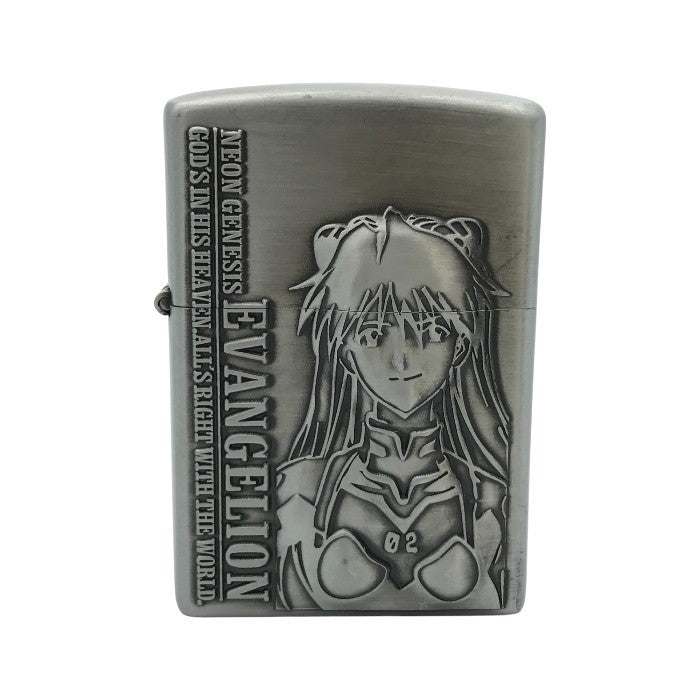 新世紀エヴァンゲリオン アスカ オイルライター 立体 Zippo風 コレクション 中古 T1