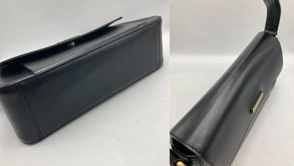 BURBERRY バーバリー ワンショルダーバッグ レディース レザー フォーマル ブラック 中古 D4