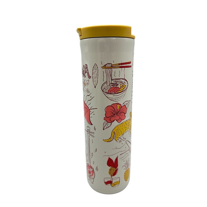 未使用品 スターバックス スタバ ステンレスボトル 2021 沖縄 Been There Series ステンレスボトル OKINAWA 473ml STARBUCKS 食器 水筒 かわいい 中古 W４