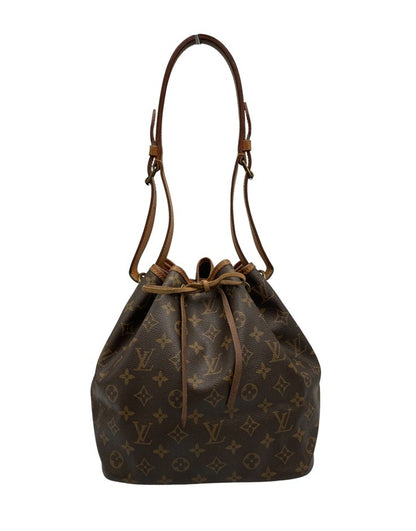 LOUIS VUITTON ルイヴィトン モノグラム プチ・ノエ  巾着 ショルダーバッグ M42226 中古 D4