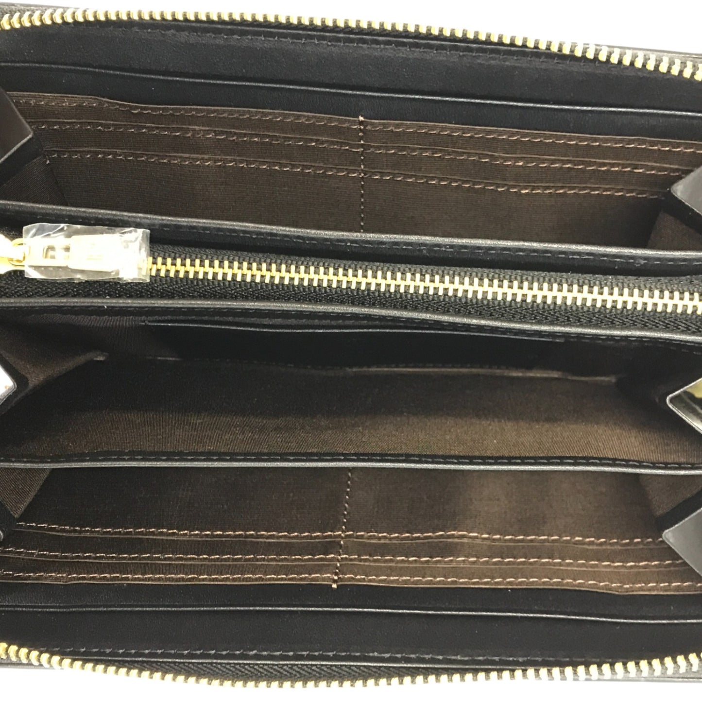 russet ラシット 長財布 レディース ラウンドジップ ファスナー 三層式小銭入れ 収納大 グレー SO-348 中古 T1